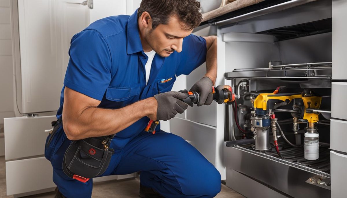 Hot water system repairs