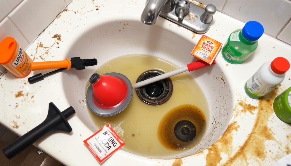 failed drain unclogging